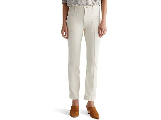 (取寄) AGジーンズ レディース リラ ユーティリティ ミッドライズ ストレート ジーンズ イン ホワイト オート AG Jeans women Lila Utility Mid-Rise Straight Jeans in White Oat White Oat (取寄) AGジーンズ レディース リラ ユーティリティ ミッドライズ ストレート ジーンズ イン ホワイト オート AG Jeans women Lila Utility Mid-Rise Straight Jeans in White Oat White Oat