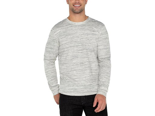 (取寄) リバプールロサンゼルス メンズ ロング スリーブ クルー ネック Liverpool Los Angeles men Long Sleeve Crew Neck Grey White Multi (取寄) リバプールロサンゼルス メンズ ロング スリーブ クルー ネック Liverpool Los Angeles men Long Sleeve Crew Neck Grey White Multi