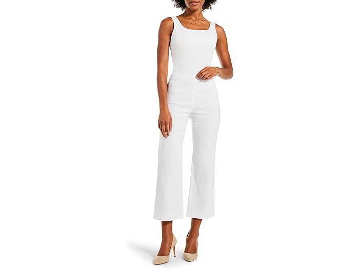 (取寄) ニックゾー レディース ポリッシュ ワンダーストレッチ ワイド-レッグ クロップ NIC+ZOE women Polished Wonderstretch Wide-Leg Crop Paper White