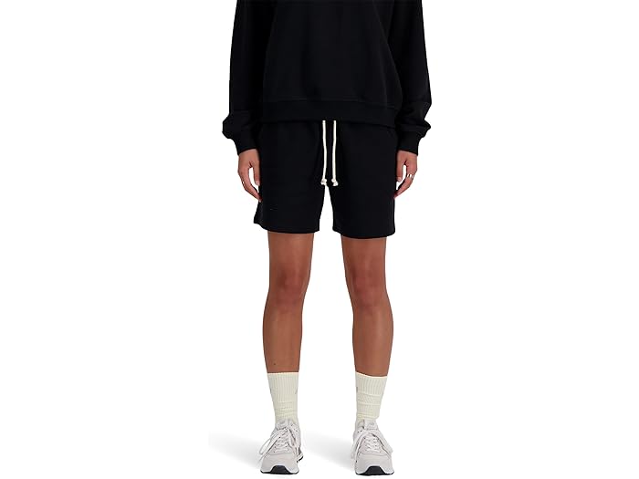 (取寄) ニューバランス レディース アスレチックス フレンチ テリー ショーツ New Balance women Athletics French Terry Shorts Black