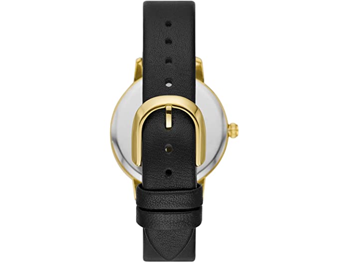 (取寄)ケイトスペードメトロノベルティニューヨークスリーハンドレザーウォッチ-KateSpadeNewYorkMetroNoveltyNYCThreeHandLeatherWatch-KSW1719Black