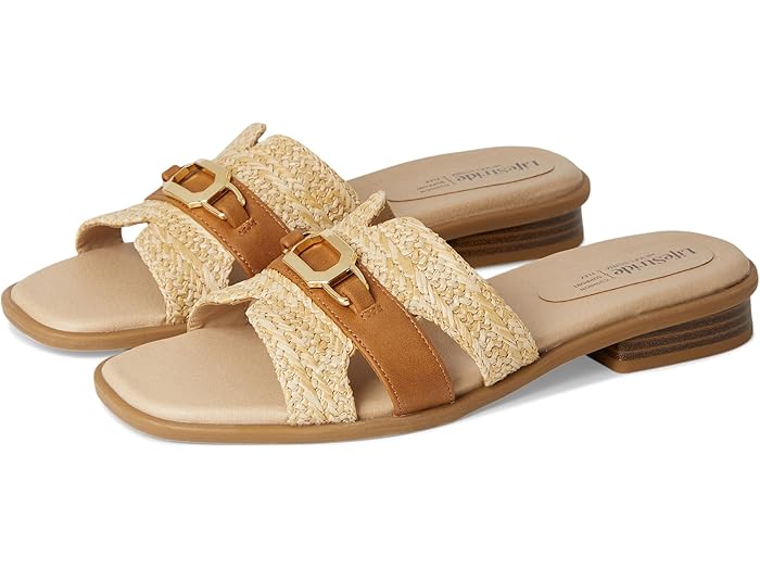 () 饤եȥ饤 ǥ LifeStride women Royaltybit Natural Faux Leather