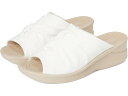 (取寄) ライフストライド レディース スマイル 3 スライド LifeStride women Smile 3 Slides Bright White Stretch Fabric