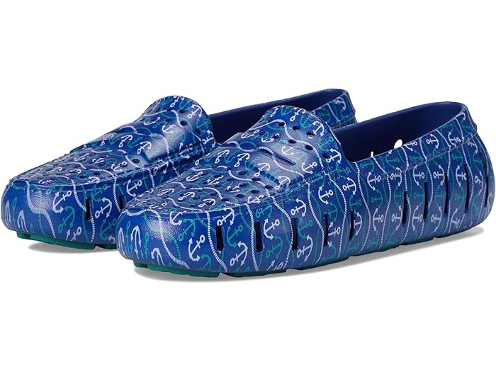 (取寄) フローファ レディース ポッシュ ドライバ プリント Floafers women Posh Driver Print Blue Na..