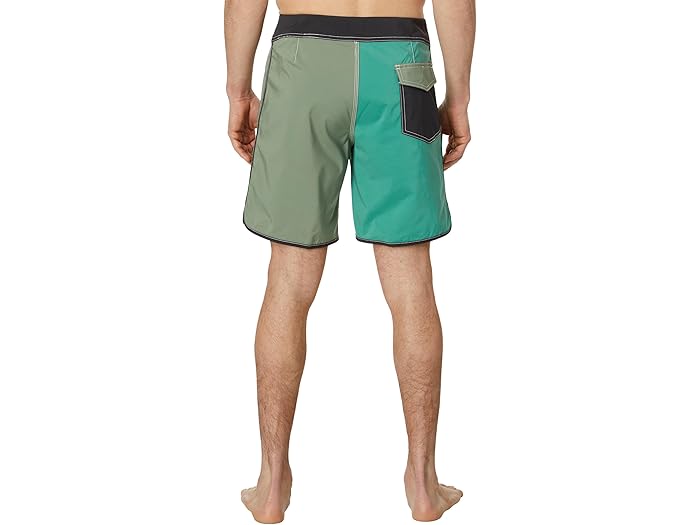 (取寄) クイックシルバー メンズ 18 オリジナル スカルプ ジェスター ショーツ Quiksilver men 18" Original Scallop Jester Shorts Sea Spray