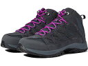 () RrA fB[X NXgEbh ~bh EH[^[v[t Columbia women Columbia Crestwood Mid Waterproof Graphite/Bright Plum