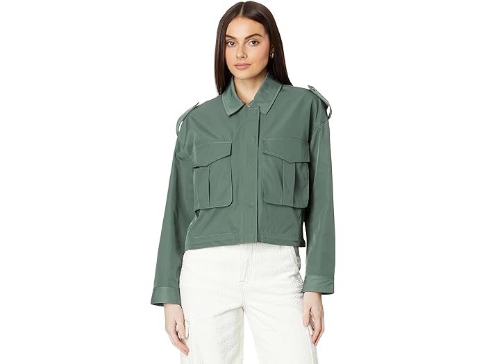 () ֥󥯥˥塼衼 ǥ 桼ƥƥ 㥱å Blank NYC women Utility Jacket Gre...