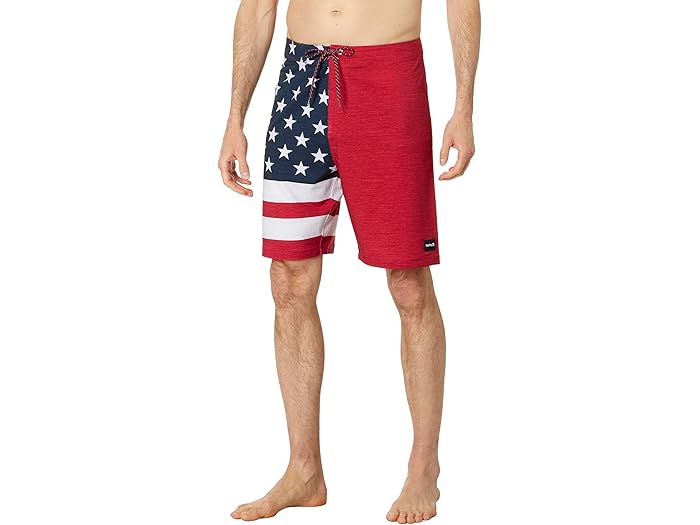 (取寄) ハーレー メンズ ファントム-エコ ウィークエンダー 20 ボードショーツ Hurley men Phantom-Eco Weekender 20" Boardshorts Gym Red