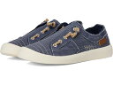 (取寄) ブローフィッシュ マリブ レディース ビーチサイド スリッポン シューズ Blowfish Malibu women Beachside Slip On Shoes Navy Twill Fabric