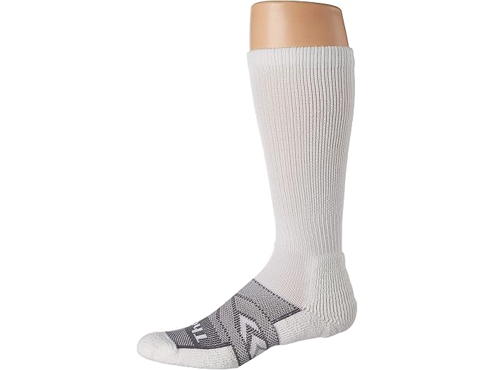 (取寄) ソロ 12-Hr シフト ワーク ソック オーバー カーフ シングル ペア Thorlos 12-Hr Shift Work Sock Over Calf Single Pair White/Grey