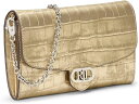 (取寄) ローレン ラルフローレン レディース メタリック エンボス ミディアム アデア クロスボディ Lauren Ralph Lauren women Metallic Embossed Medium Adair Crossbody Platinum
