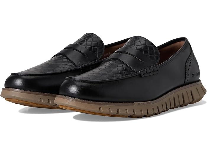 楽天ジェットラグ楽天市場店（取寄） コールハーン メンズ ゼログランド リマスタード ペニー ローファー Cole Haan men Zerogrand Remastered Penny Loafer Black Stamped/Lava/Irish Coffee
