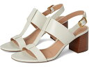 (取寄) コールハーン レディース ジョシー Tストラップ サンダル Cole Haan women Josie T-Strap Sandals Ivory Leather