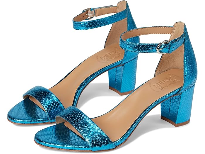 () ʥ饤 ǥ  Naturalizer women Vera Blue Metallic Snake Pri...