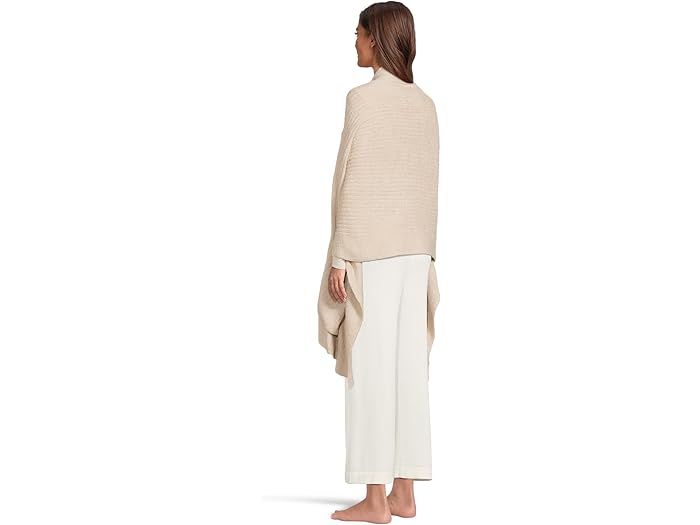 (取寄) ベアフットドリームス レディース コージシック ライト ヘザード トラベル ショール Barefoot Dreams women CozyChic Lite Heathered Travel Shawl Stone