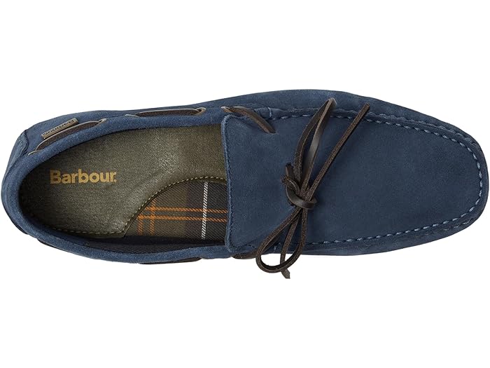 (取寄) バブアー メンズ カレイジ ドライビング シューズ Barbour men Courage Driving Shoes Shark Blue Suede