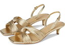 (取寄) マイケルコース レディース アレッシア キトン サンダル MICHAEL Michael Kors women Alessia Kitten Sandal Pale Gold