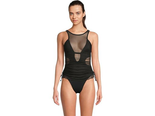 (取寄) ベッカ レディース ミューズ メイシー ハイ ネック メッシュ オーバーレイ ワン ピース BECCA women Muse Macie High Neck Mesh Overlay One Piece Black (取寄) ベッカ レディース ミューズ メイシー ハイ ネック メッシュ オーバーレイ ワン ピース BECCA women Muse Macie High Neck Mesh Overlay One Piece Black