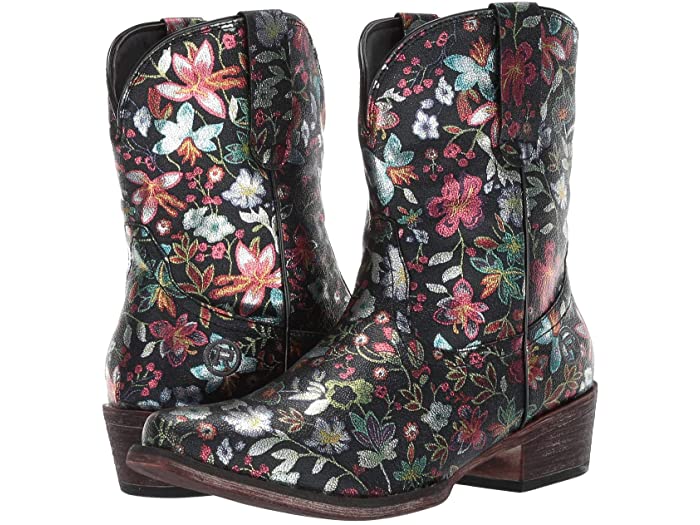 () ѡ ǥ 󥰥å Roper women Ingrid Black Pebble Faux Leather/Sn...