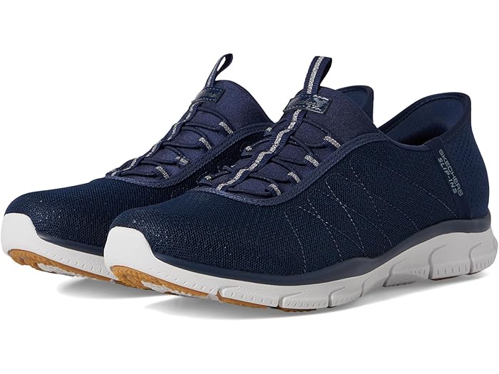 (取寄) スケッチャーズ スニーカー レディース ブリリアンス - ナイト シフト ハンズフリー スリップインズ SKECHERS women Brilliance - Night Shift Hands Free Slip-Ins Navy