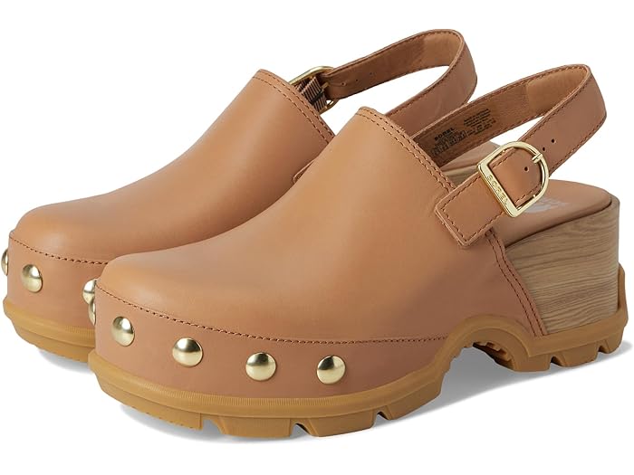 ()  ǥ SOREL women Roam'N Clog Rvt Tawny Buff/Gum