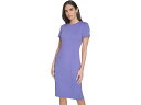 (取寄) カルバンクライン レディース スキューバ シィース Calvin Klein women Scuba Sheath Lilac(4)