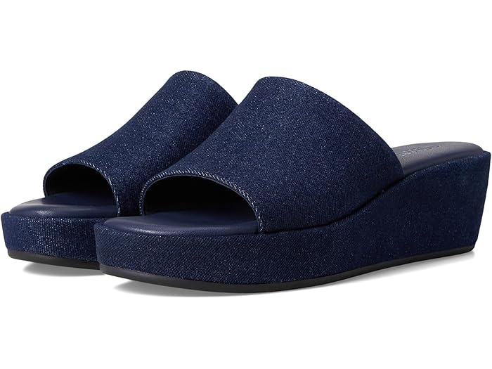 () åݡ ǥ ֥ꥨ 饤 Rockport women Aubriella Slide Dark Blue...