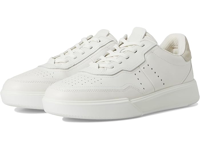 (取寄) エコー メンズ ストリート コート レース スニーカー ECCO men Street Court Lace Sneaker White/Shadow...
