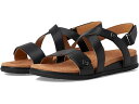 (取寄) バイオニック サンダル レディース サイプレス ストラップ サンダル シューズ 靴 VIONIC women Cypress Strappy Sandals Black Leather