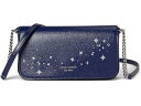 (取寄) ケイトスペード レディース デビン エンベリッシュ シャイニー サフィーノ フラップ チェイン ウォレット Kate Spade New York w...