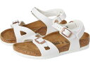 (取寄) ビルケンシュトック キッズ キッズ リオ フック アンド ループ (トドラー/リトル キッド/ビッグ キッド) Birkenstock Kids kids Rio Hook and Loop (Toddler/Little Kid/Big Kid) White