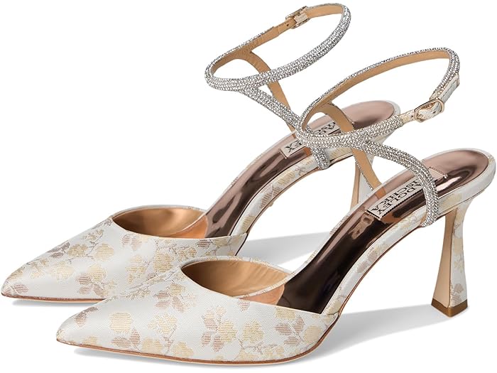 () Хå꡼ߥ奫 ǥ ߥ Badgley Mischka women Kamilah Ivory Jacquard