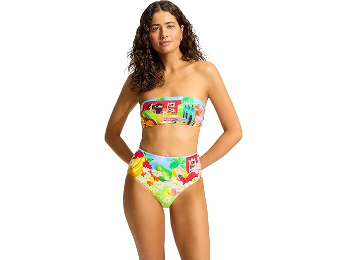 (取寄) シーフォリー レディース キューバ ヘアバンド Seafolly women Cuba Bandeau Turquoise