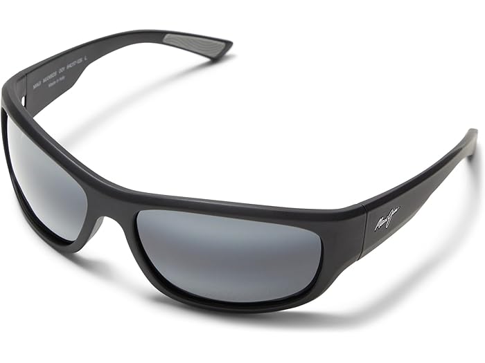 () ޥ   顼 Maui Jim men Mauklele Large Matte Black/Neutral Gr...