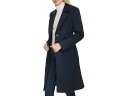 (取寄) コールハーン レディース ノッチ ラペル スリック ウール コート Cole Haan women Notch Lapel Slick Wool Co...