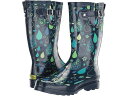 (取寄) ウエスタンチーフ レディース プリンテッド トール レイン ブーツ Western Chief women Printed Tall Rain Boot Pouring Paisley(4)