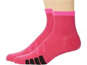 (取寄) ユーロソックス バイク クオーター コンプレッション 2-パック Eurosock Bike Quarter Compression 2-Pack Pink
