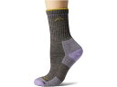 (取寄) ダーンタフバーモント レディース ハイカー ミクロ クルー ミッドウエイト ウィズ クッション Darn Tough Vermont women Hiker Micro Crew Midweight with Cushion Taupe(4)