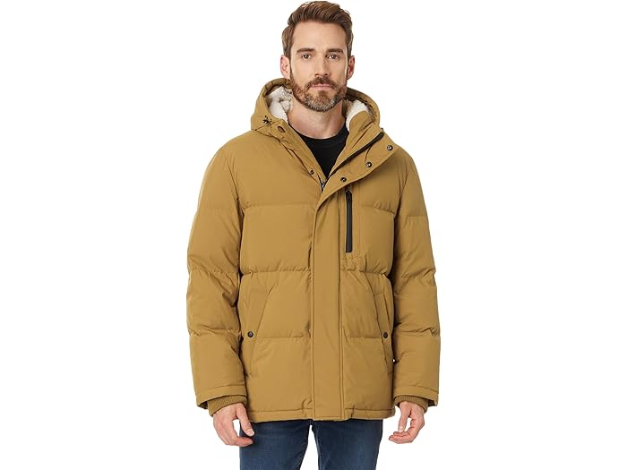 () ϡ  աǥå ѥե Cole Haan men Hooded Puffer Khaki