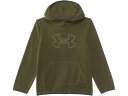 (取寄) アンダーアーマー キッズ ボーイズ ミクロ フリース パーカー (ビッグ キッズ) Under Armour Kids boys Micro Fleece Hoodie (Big Kids) Marine OD Green