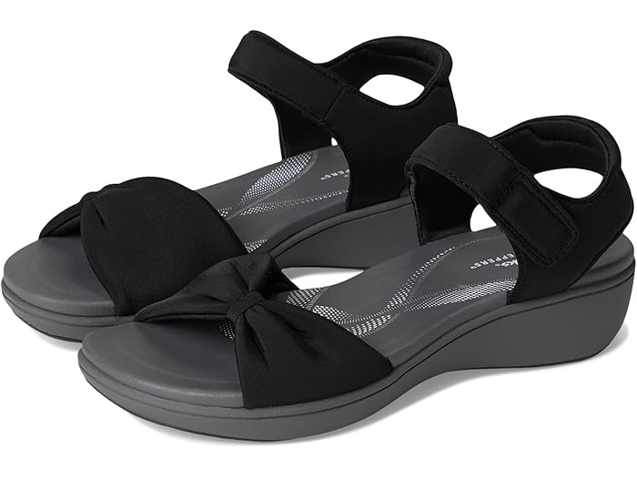 () 顼 塼 ǥ ֥꡼ 饨  ֥å Clarks women Breeze Rae Sara Bla...