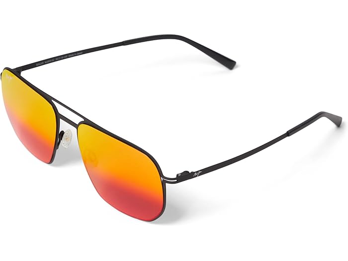 (取寄) マウイ ジム シャークス コーヴ Maui Jim Sharks Cove Matte Black/Hawaii Lava Polarized