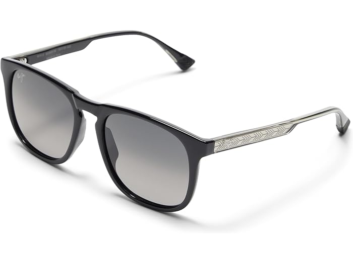 () ޥ   ѥ Maui Jim men Kupaa Shiny Black W/Trans Light Grey/...