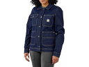(取寄) カーハート レディース リラックスド-フィット フィット デニム チョア コート Carhartt women Relaxed Fit Denim C...