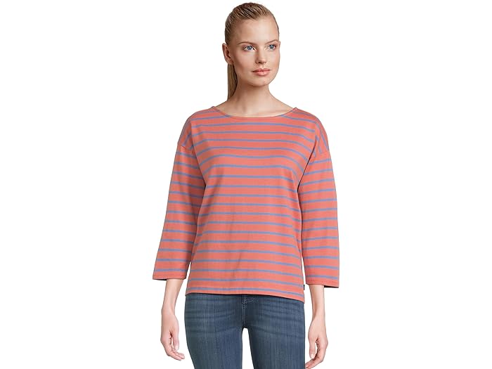 (取寄) エルエルビーン レディース ヘリテージ マリナー ボートネック 3/4 スリーブ ストライプ L.L.Be..