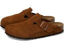 (取寄) ビルケンシュトック ボストン ソフト フットベッド - スエード (ユニセックス) Birkenstock Boston Soft Footbed -...
