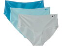 (取寄) アンダーアーマー レディース シームレス ヒップスター - 3 PK ソリッド Under Armour women Seamless Hipster - 3 PK Solid Opal Blue(4)