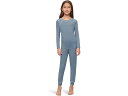 (取寄) エバージェイ ガールズ キッズ ロング パジャマ セット (トドラー/リトル キッズ/ビッグ キッズ) Eberjey girls Kids Long Pajama Set (Toddler/Little Kids/Big Kids) Faded Denim/Ivory