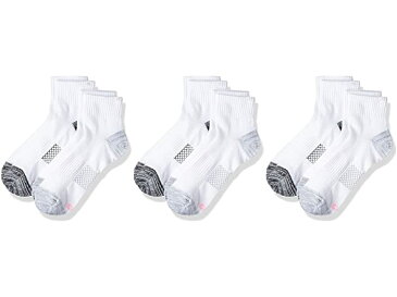 (取寄) ヘインズ レディース ウィメンズ ウィメンズ ライトウェイト ブリーザブル ノー ショー ソックス Hanes women Womens Womens 6-pair Lightweight Breathable Ventilation No Show Socks White Basic