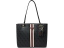 (取寄) ゲス レディース ノエル スモール トート GUESS women Noelle Small Tote Coal Logo(4)